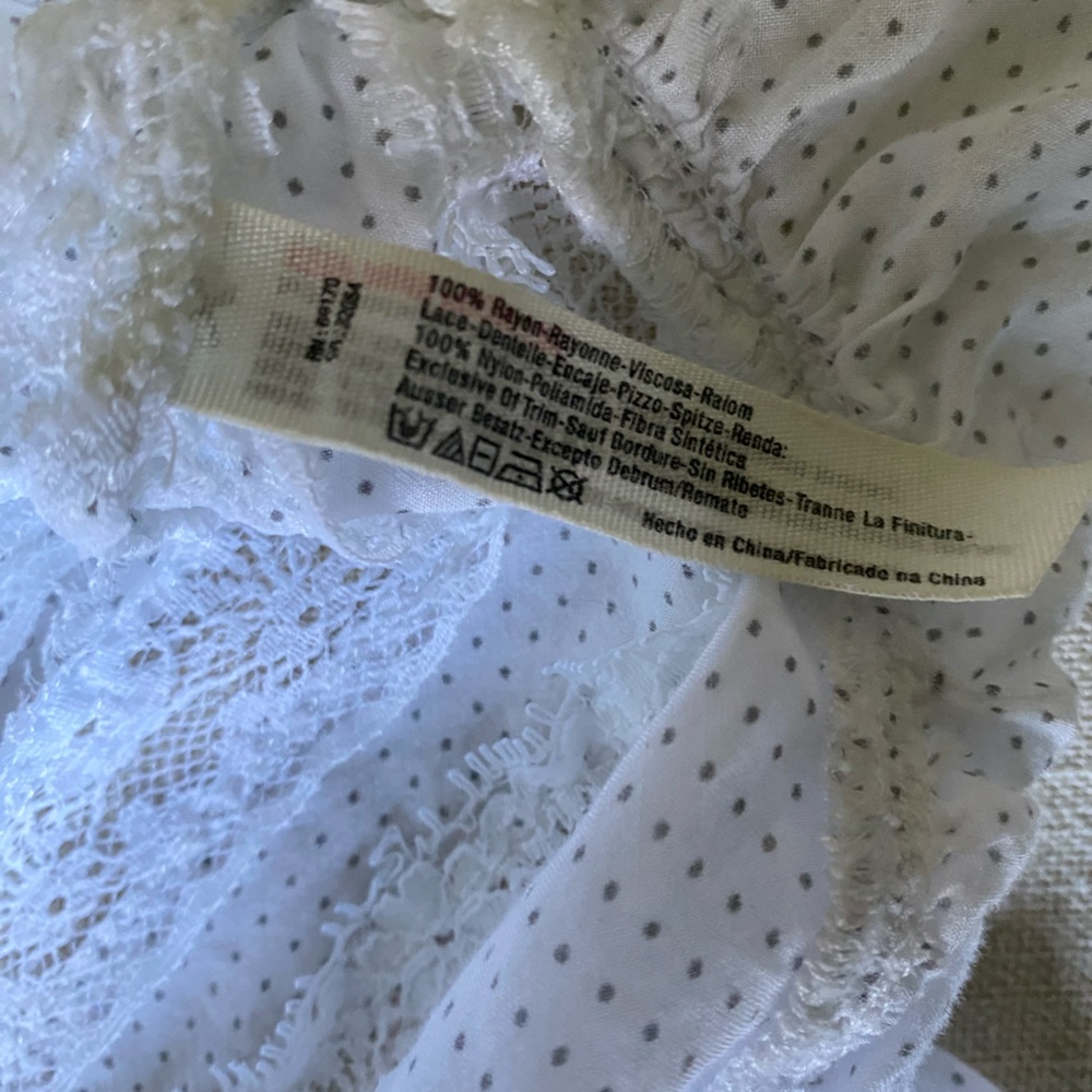 Intimately Free People Voile and Lace Trapeze Slip Dress SZ XS - Picture 9 of 9